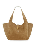 Saint Laurent Women's Brown Suede Bea Tote Bag