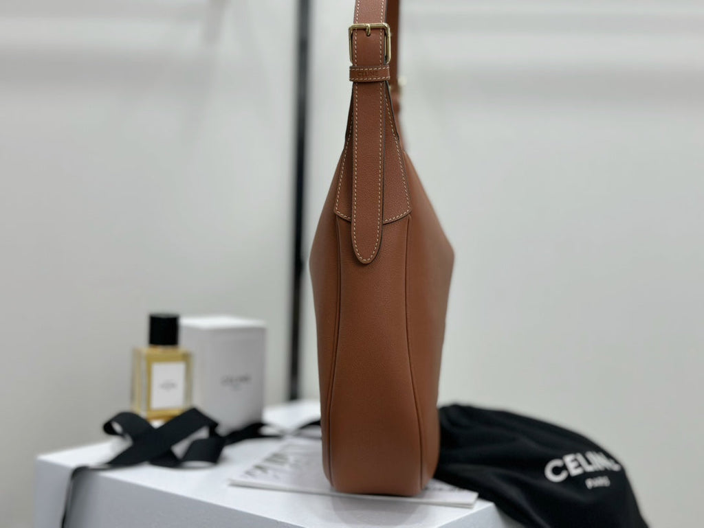 Celine Heloise Bag in Supple Calfskin Brown 30 x 28.5 x 8cm