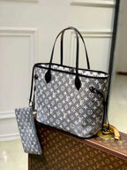 Louis Vuitton Neverfull Monogram Jacquard Denim