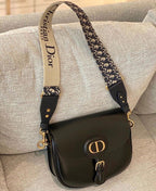 DIOR BOBBY BAG LARGE BLACK BOX CALFSKIN