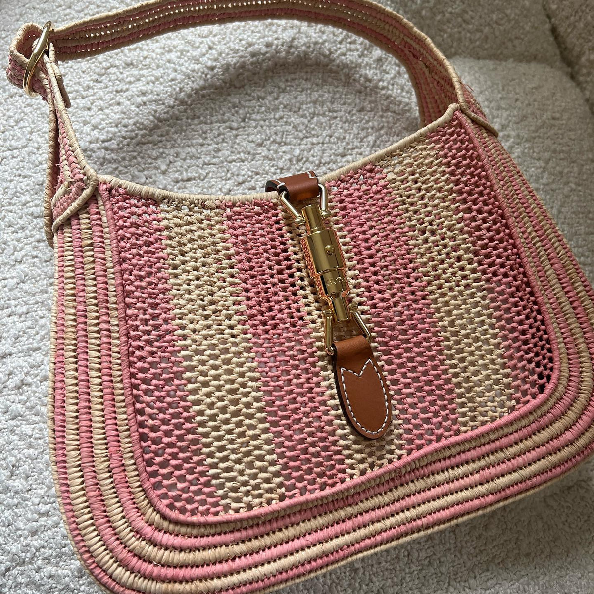 Gucci Jackie Raffia bag