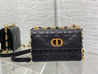 Dior Miss Caro Bag Macrocannage Lambskin Bag - 19 x 13 x 5.5 cm