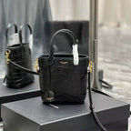 SL bucket crocodile pattern classic handbag