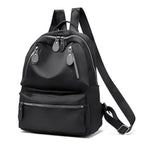 Plain Oxford Belt-Decorated Backpacks