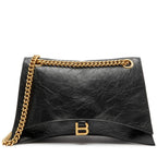 BALENCIAGA Crush large leather shoulder bag