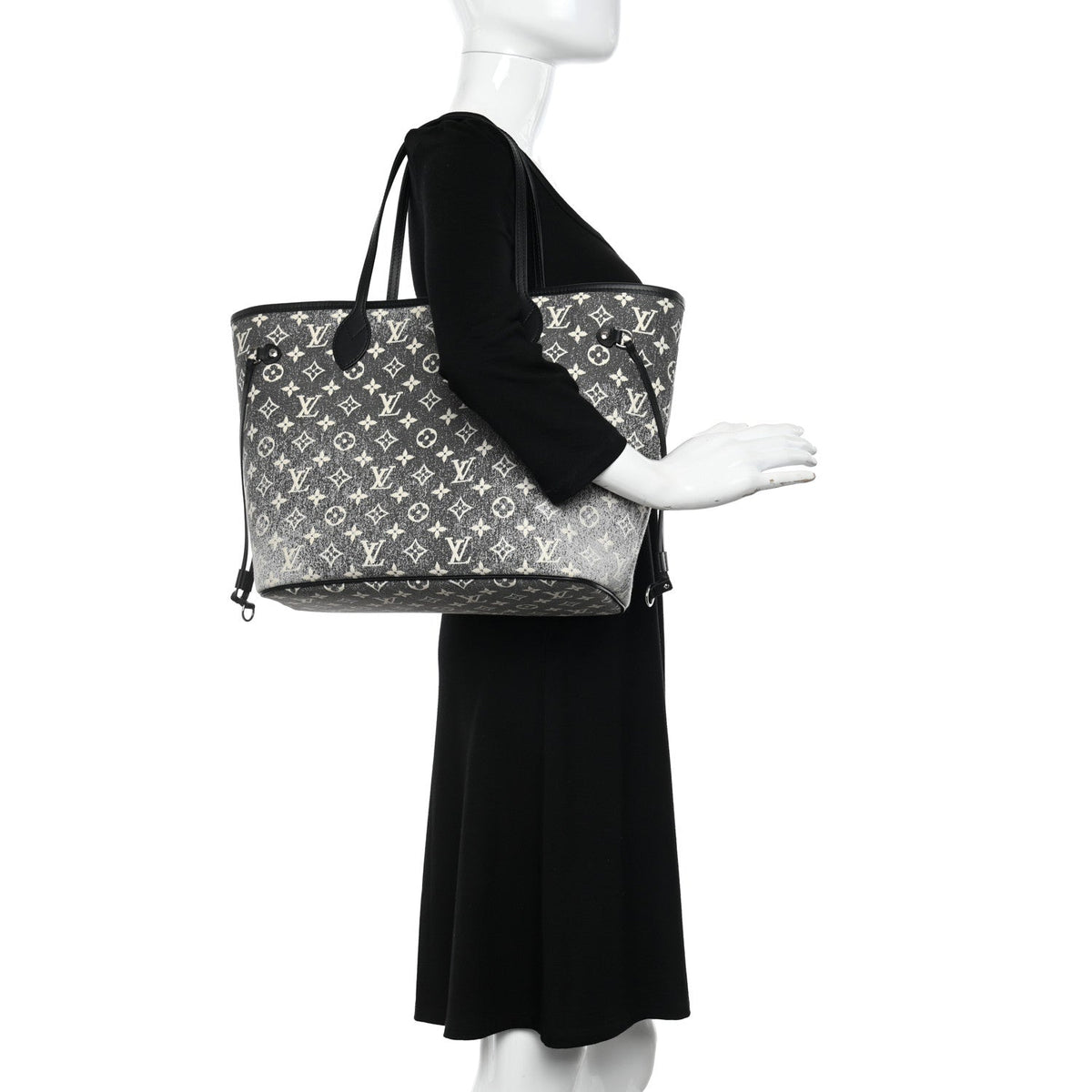 Louis Vuitton Neverfull Monogram Jacquard Denim