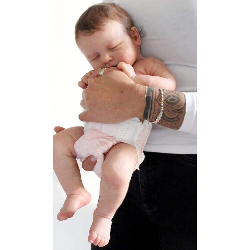 16" Flexible Waterproof Full Solid Silicone Reborn Baby Ollie