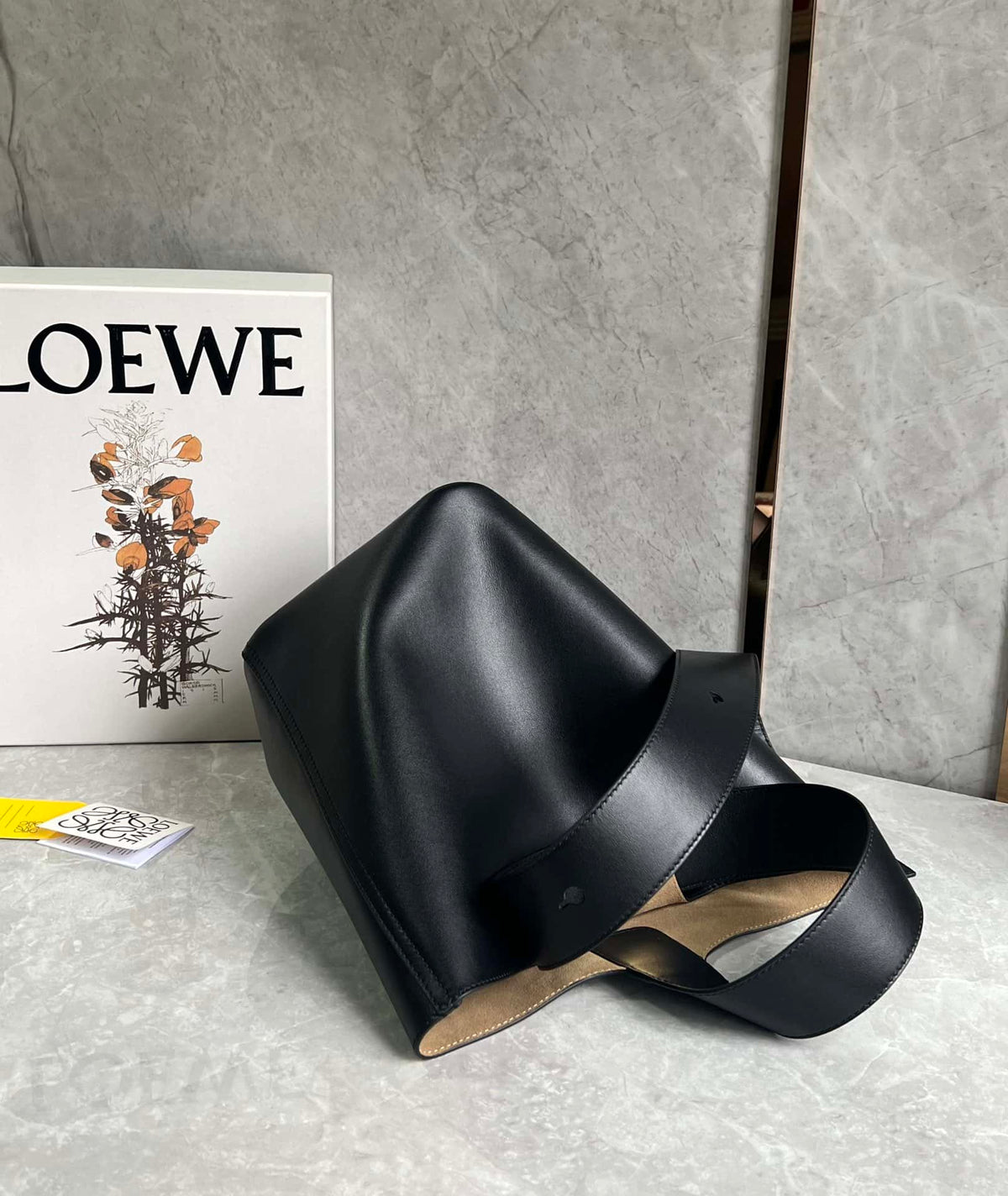 Loewe Women's Black Pebble Bucket Mini