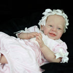 21''Alla's Babies Reborn Baby Doll Girl Sweet&sassy, Bonnie Brown IIORA