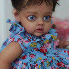 21''inch sweet Realistic African American Allison reborn baby doll Flo