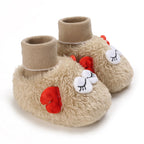 Cute Close Eyes Plush Soft Soles Shoes for 20-24 Inches Reborn Dolls