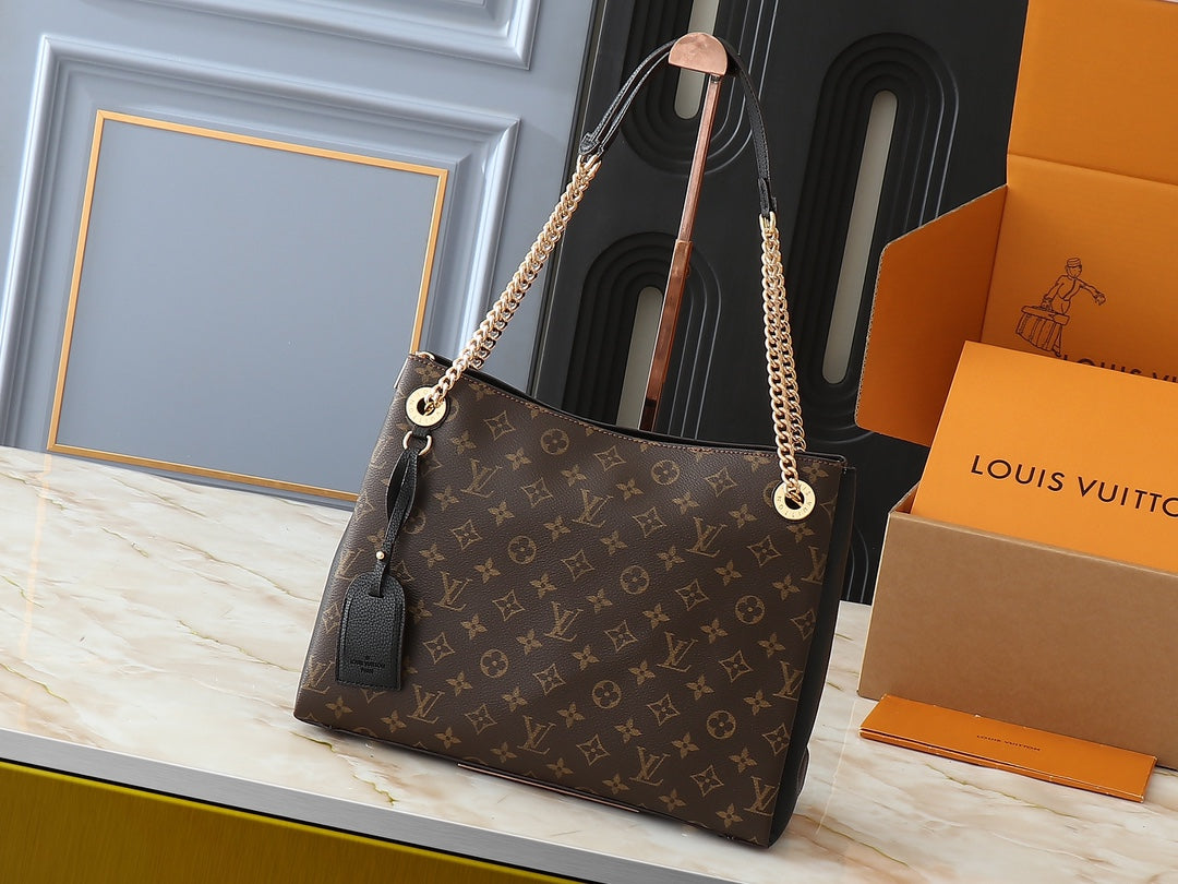 LOUIS VUITTON  Monogram Surene MM Caramel 37x26x15cm