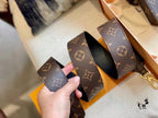 LV Toiletry Pouch 26 in Monogram Reverse Canvas with Wide Shoulder Strap