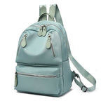 Plain Oxford Belt-Decorated Backpacks