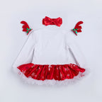 4-Piece Cute Christmas Dress for 21/22/23 Inches Reborn Dolls