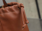 Celine cabas rawstring cuir triomphe in grained calfskin handbag