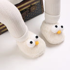 Cute Big Eyes Plush Soft Soles Shoes for 20-24 Inches Reborn Dolls