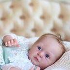 Realistic 21'' Sweet Blom Reborn Baby Doll Girl Toy