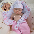 12inch Solid Silicone Powder Printed Blanket-Like Doll