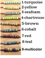 Dainty Multicolor Picasso Seed Bead Stick Earrings with Flower Spacer Bead - Lightweight And Comfortable Boho Statement Jewelry