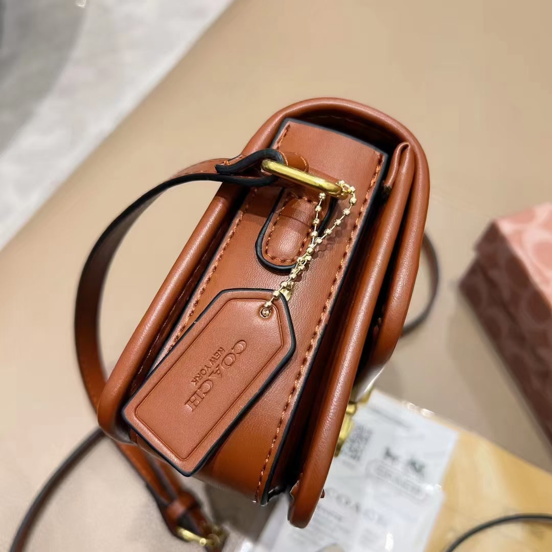 Coa Studio19 Series Small Square Bag With Hardware Lock
