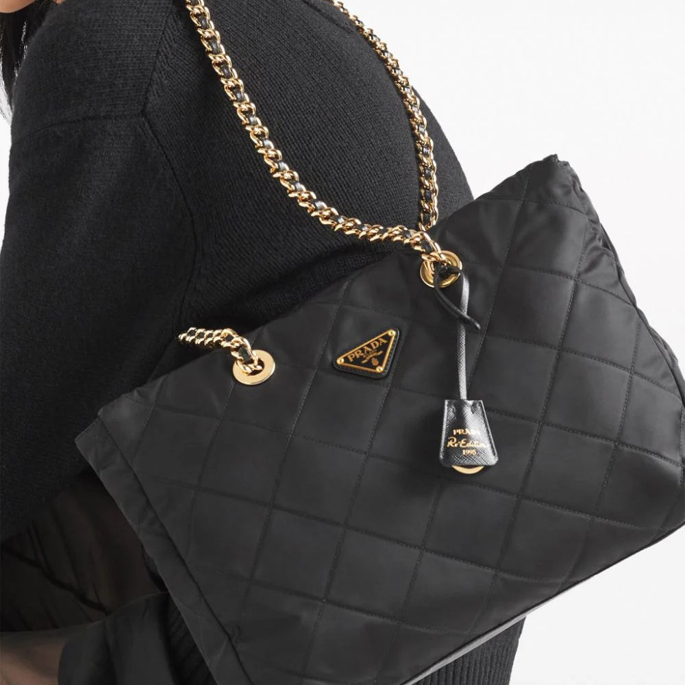 Prada Re-edition Vintage Chain Tote Bag
