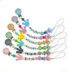 Cute Multicolor Silicone Pacifier Chain