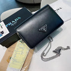 pra retro shiny small square bag