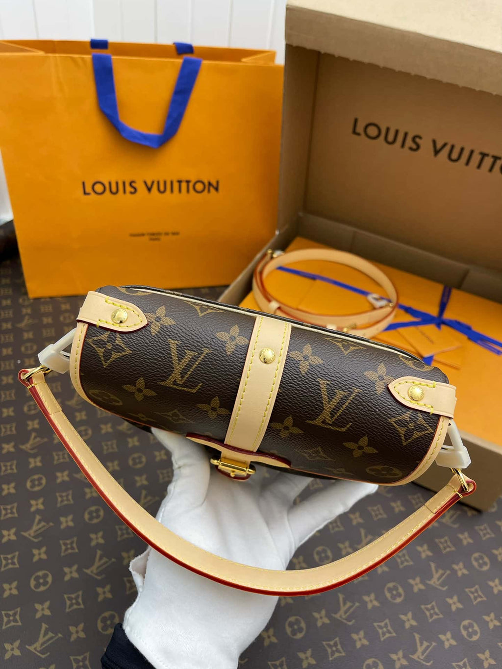 Louis Vuitton Monogram Saumur Handbag