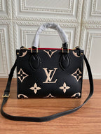 Bagsaaa Louis Vuitton Onthego GM Bicolor Black - 41 x 34 x 19 cm