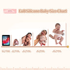 16" Flexible Waterproof Full Solid Silicone Reborn Baby Ollie