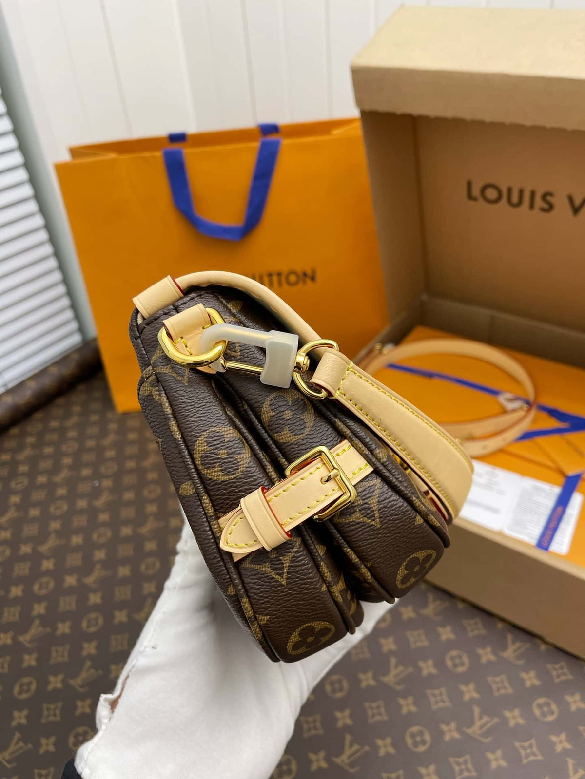 Louis Vuitton Monogram Saumur Handbag