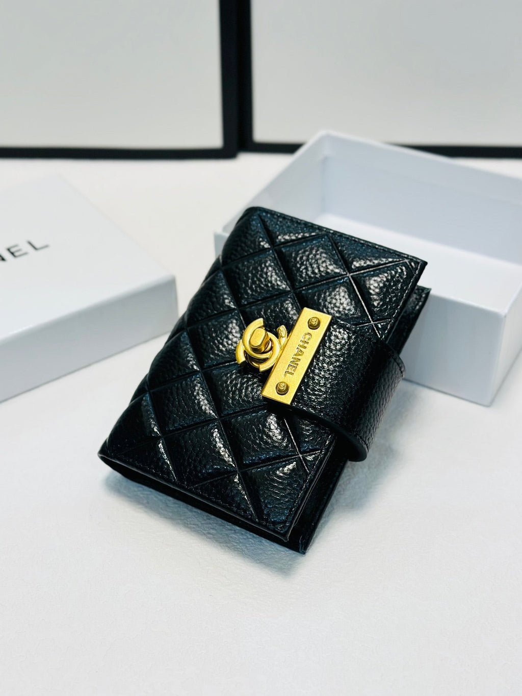 Gucci Black Short Wallet Mini Purse - 12x10cm