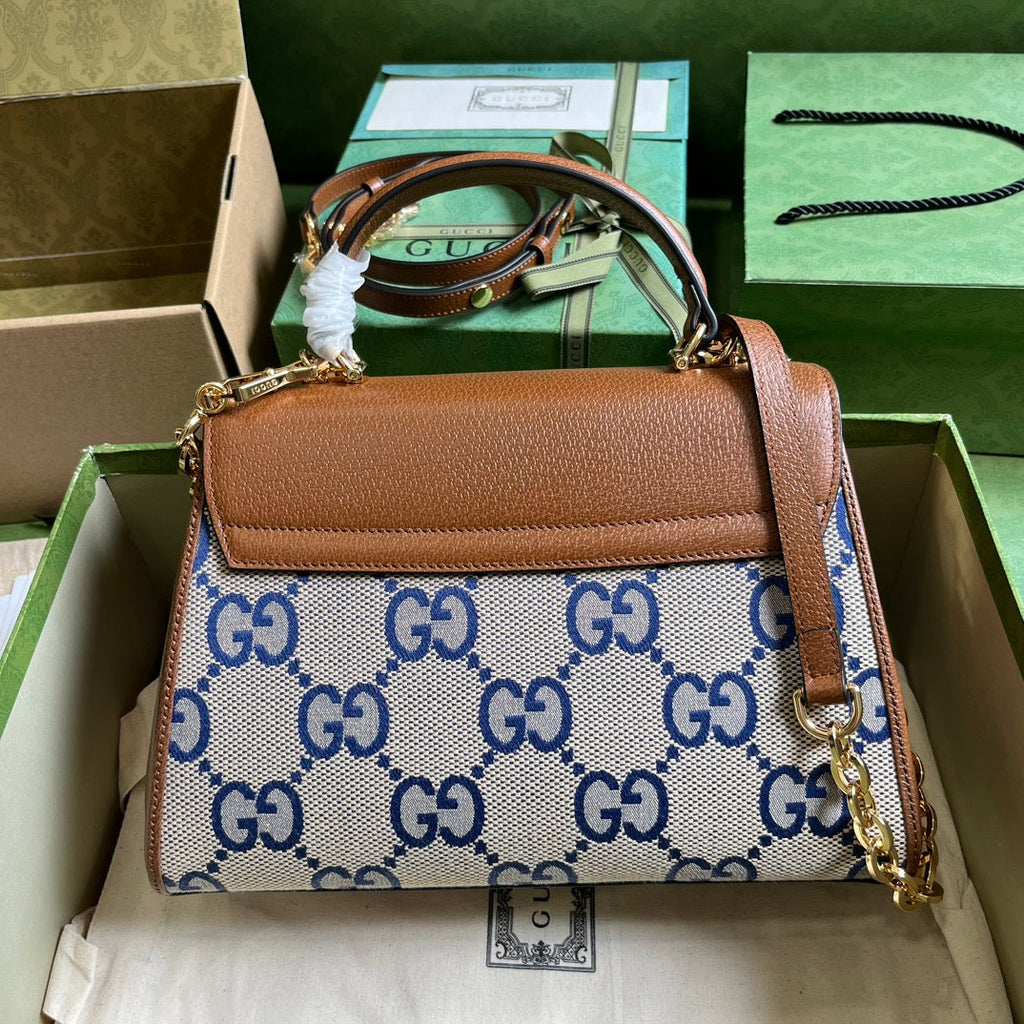 Gucci Horsebit 1955 bag ebony beige - 29x20x13cm