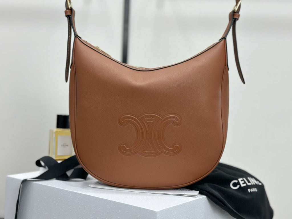 Celine Heloise Bag in Supple Calfskin Brown 30 x 28.5 x 8cm