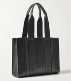 CHLOÉ Woody medium embroidered leather tote
